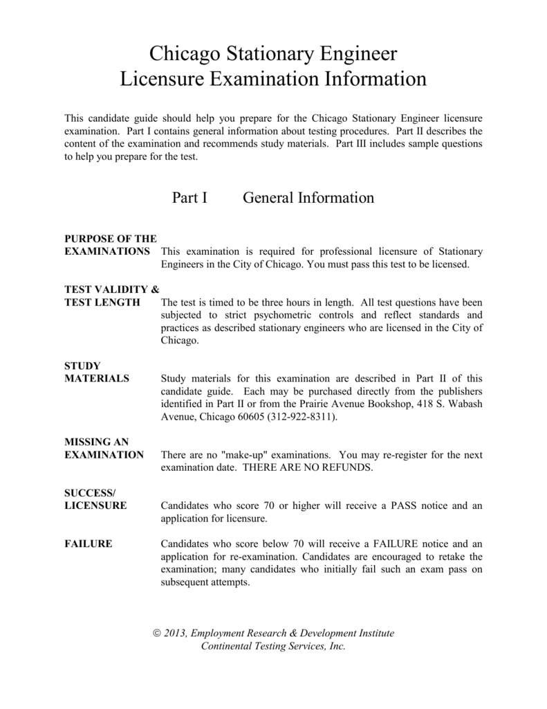 city of chicago stationary engineers license renewal
